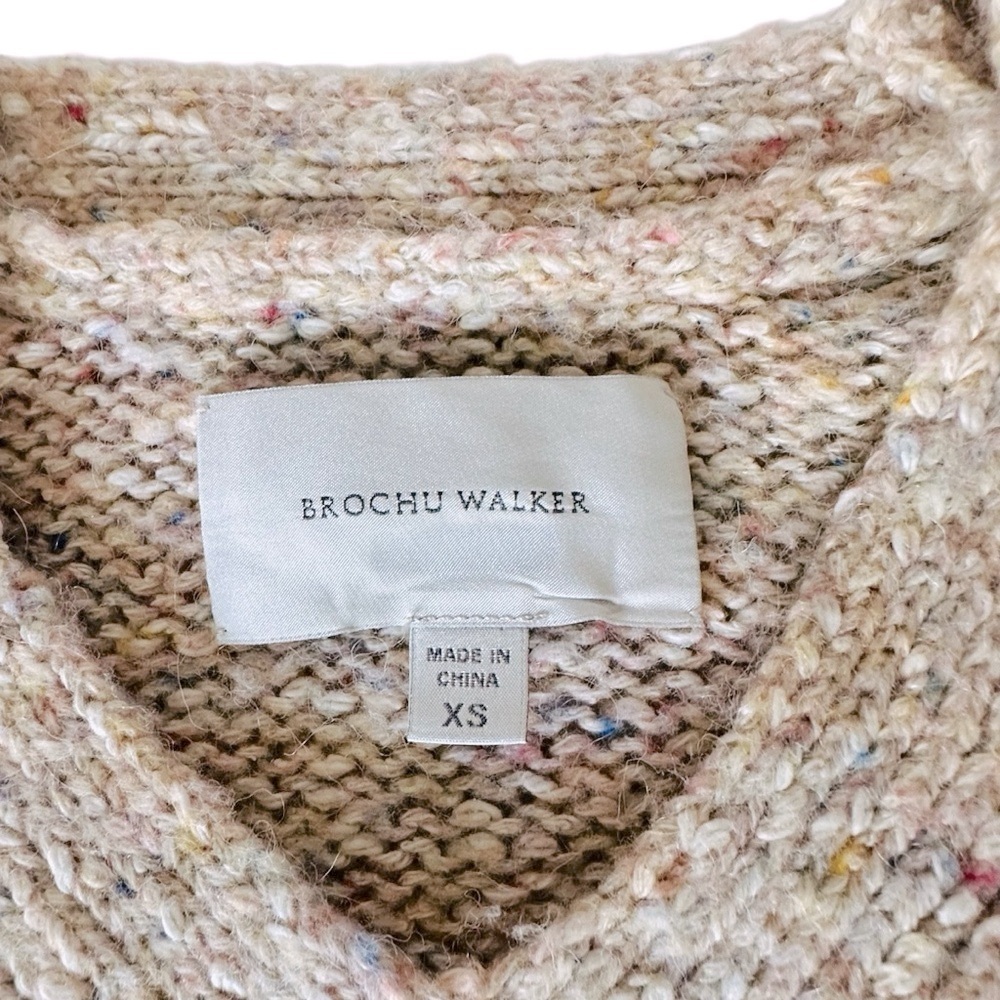 BROCHU WALKER ANDRAIN ALPACA WOOL SAFFRON
MULTI COLOR SWEATER SIZE XS - Picture 11 of 15
